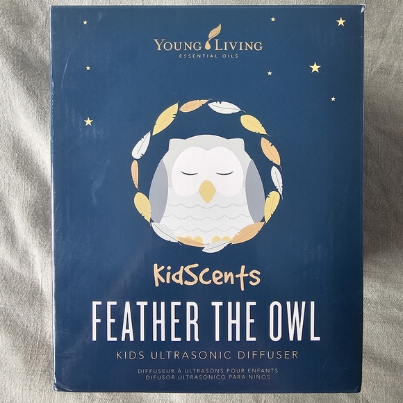 NEW Young Living Feather The Owl Essential Oil Diffuser Humidifier Wellness - Picture 2 of 11